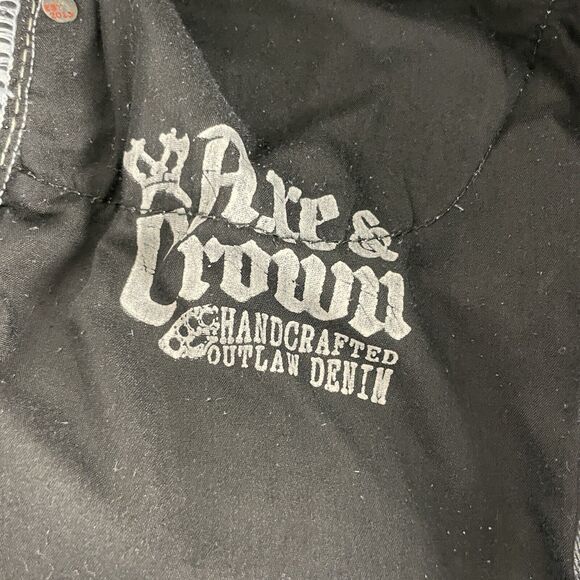 Axe & Crown Handcrafted Outlaw Denim Straight Fit Men's size 34x32 - Picture 3 of 7